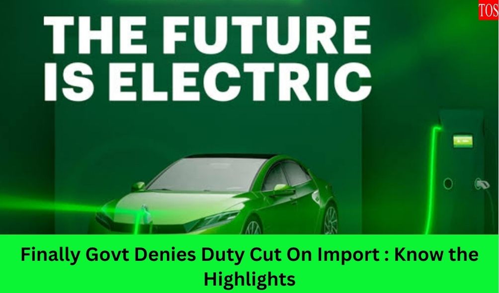 Indian Government Denies Plans for Duty Concessions on Electric Vehicle Imports