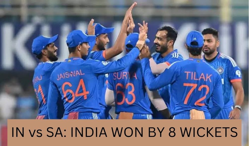 India Vs South Africa India Won By 8 Wickets