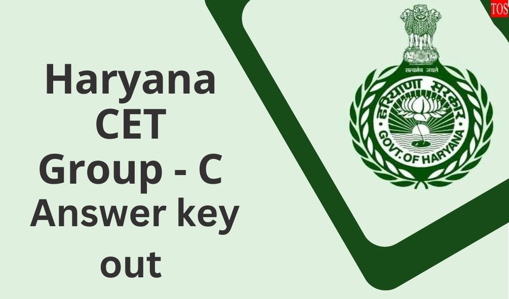 Haryana CET Group C Answer Key 2024