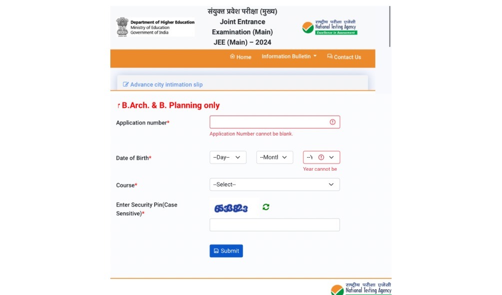 JEE Mains 2024: Download Your Session 1 Exam City Slip with Ease!